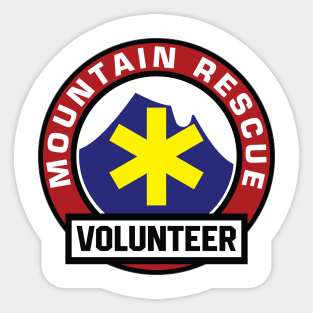 Mountain Rescue Volunteer Sticker